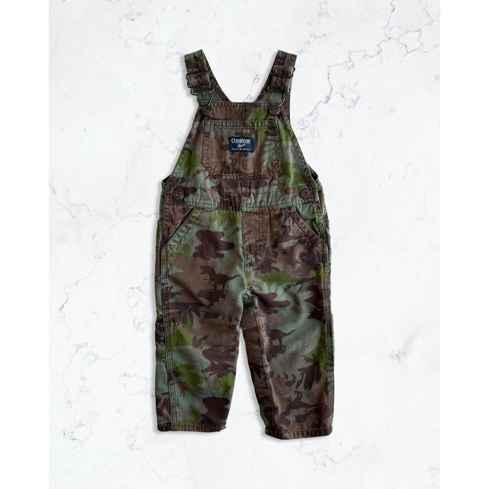 Osh Kosh camo overalls - 12 months